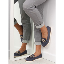 Loafer für Damen marineblau G237 blau navy blau 2