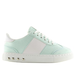 Pastellmintgrüne Damenturnschuhe 2