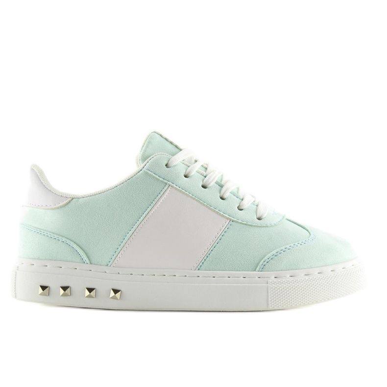 Pastellmintgrüne Damenturnschuhe 2