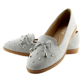 Graue Loafer lordsy grau 2568 grau 2