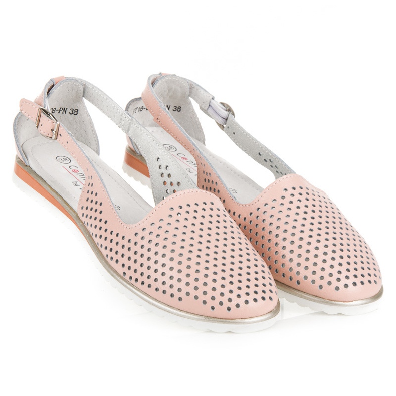 Durchbrochene Vinceza-Sandalen rosa 2