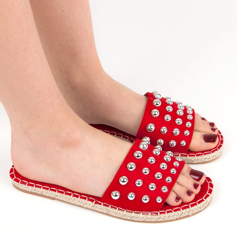 Seastar Espadrilles-Flip-Flops aus Wildleder rot 1