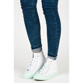 Coura Sneaker über dem Knöchel weiß 1