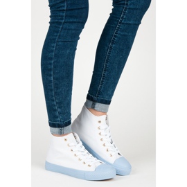 Coura Sneaker über dem Knöchel weiß 1