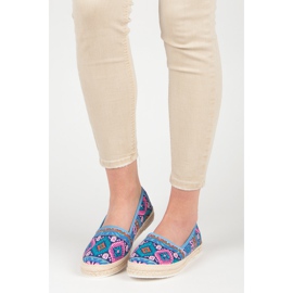 Espadrilles mit ethnischem Muster mehrfarbig 1