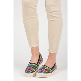 Espadrilles mit ethnischem Muster mehrfarbig 1
