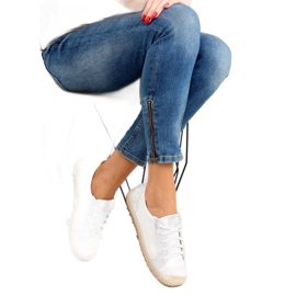 Weiße Espadrilles-Sneakers BB02P Weiß 1