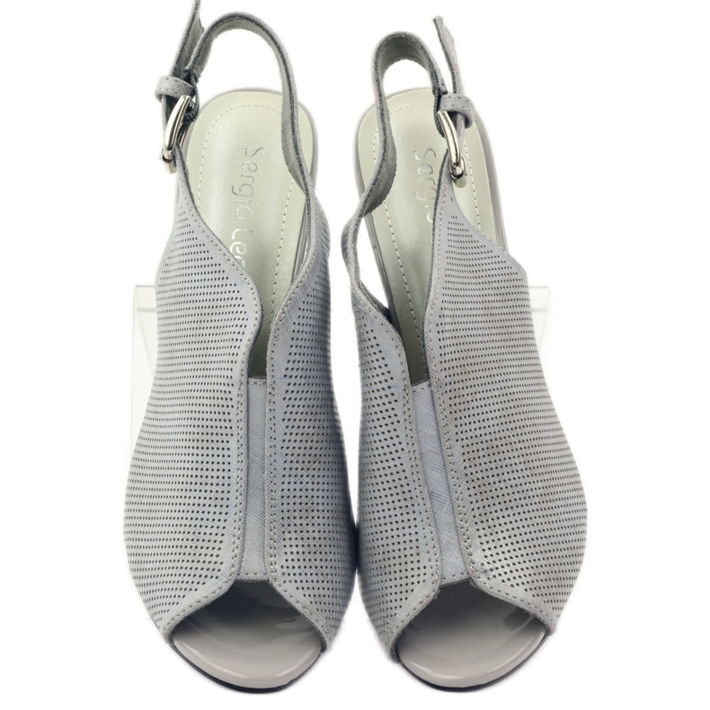 Sandalen auf dem Posten von Sergio Leone 812 grau 4