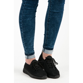 Schwarze Sneaker zum Hineinschlüpfen 1