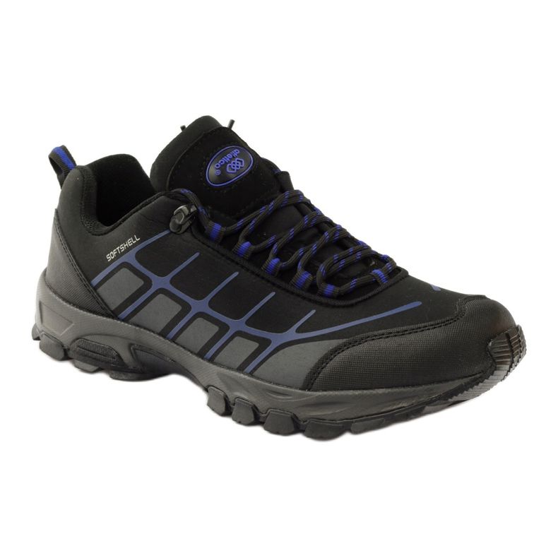 Atletico Trekking-Sport-Softshell schwarz blau grau 1