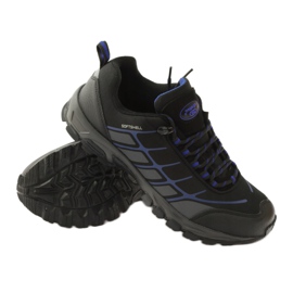 Atletico Trekking-Sport-Softshell schwarz blau grau 3