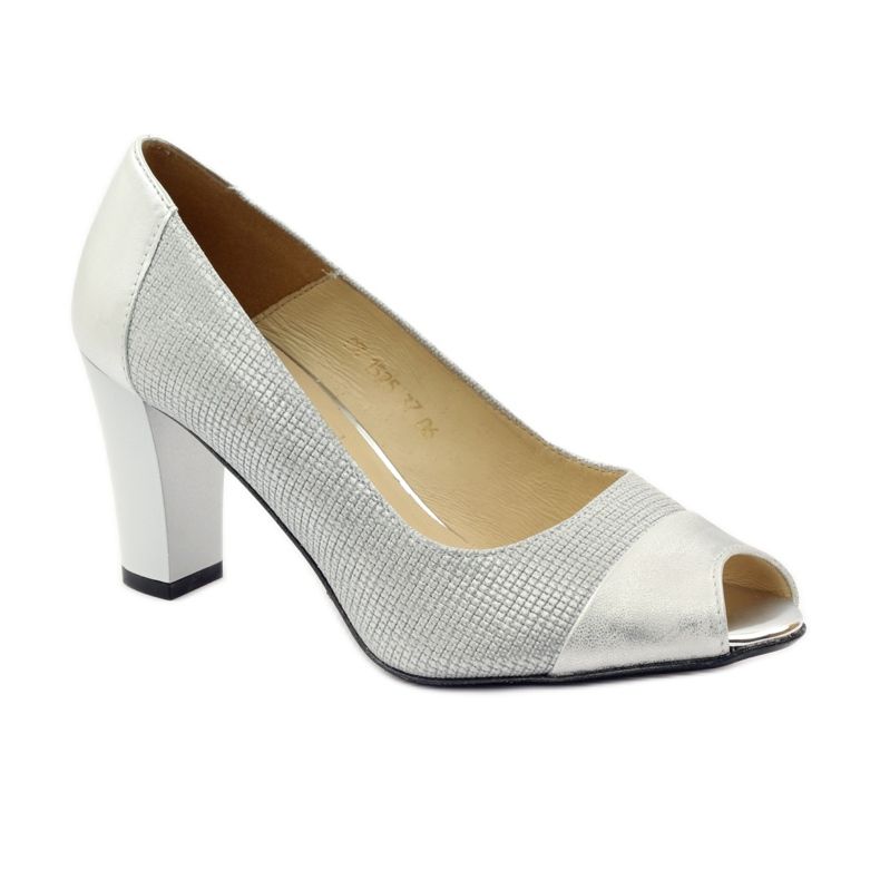 Damenpumps Gamis 1525 Silber grau 1