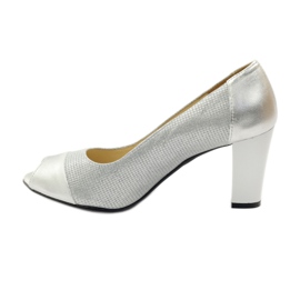 Damenpumps Gamis 1525 Silber grau 2