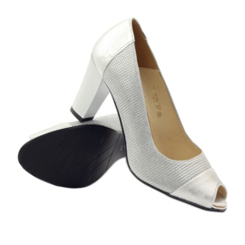 Damenpumps Gamis 1525 Silber grau 3