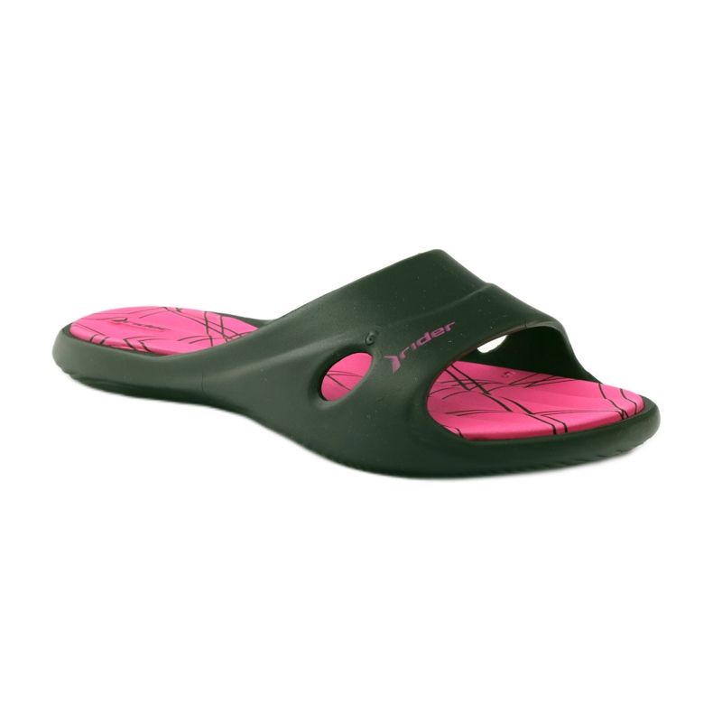 Rider 82214 Gel-Badeschuhe schwarz rosa 1
