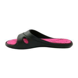Rider 82214 Gel-Badeschuhe schwarz rosa 2