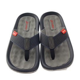 Herrenhausschuhe Gel Rider 81081 navy blau 4