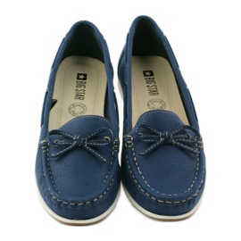 Big Star Damen-Slipper Big-Star 274321 marineblau navy blau 4