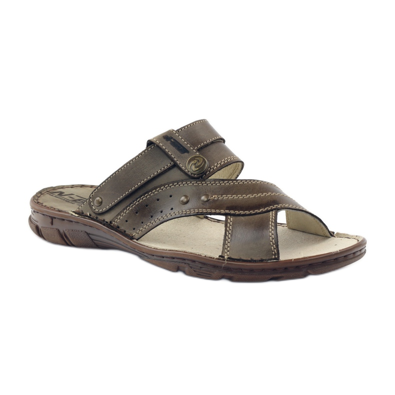 Naszbut 056 Herren Sandalen Flip-Flops braun 1
