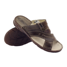 Naszbut 056 Herren Sandalen Flip-Flops braun 3