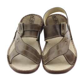 Naszbut 056 Herren Sandalen Flip-Flops braun 4