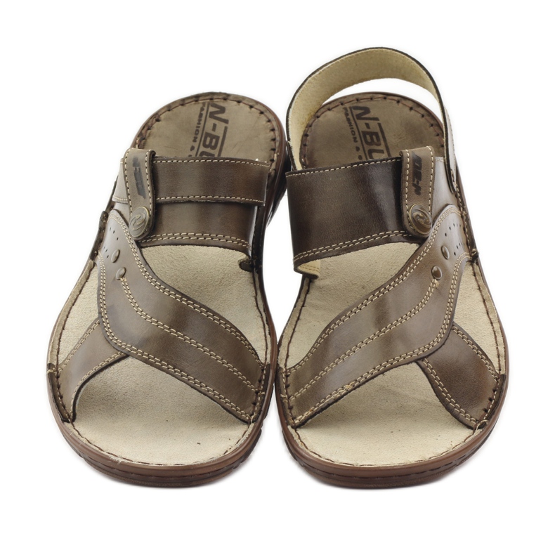 Naszbut 056 Herren Sandalen Flip-Flops braun 4