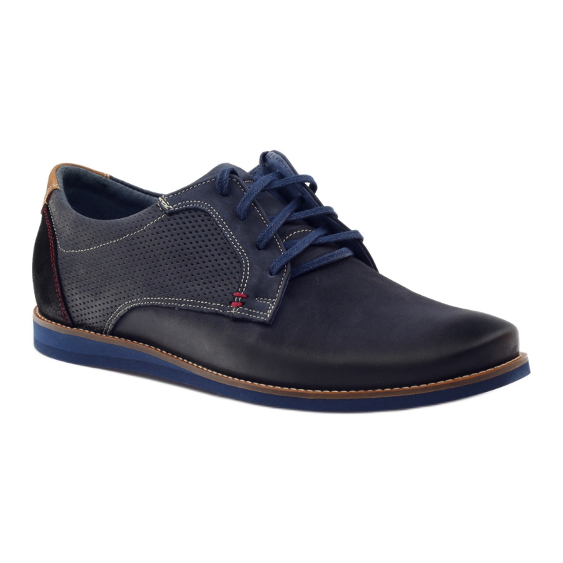 Casual Herrenschuh Nikopol 1657 marineblau navy blau 1