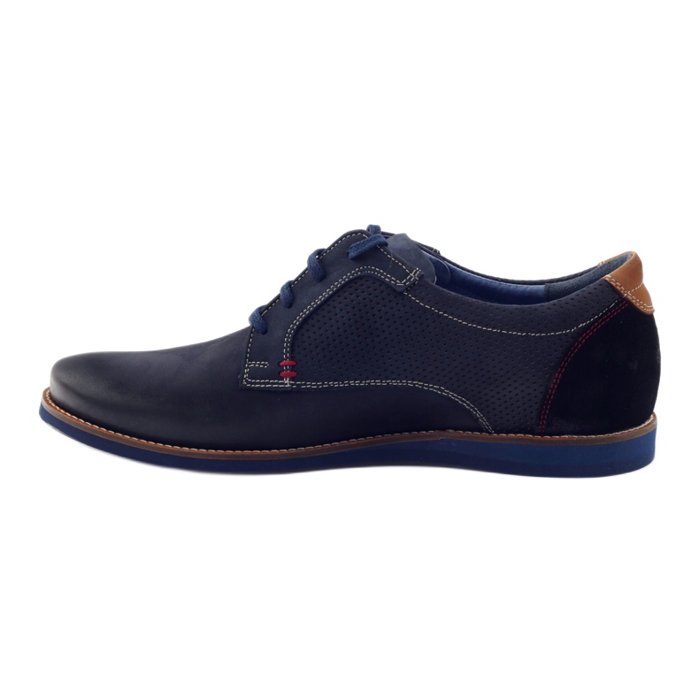 Casual Herrenschuh Nikopol 1657 marineblau navy blau 2
