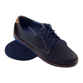 Casual Herrenschuh Nikopol 1657 marineblau navy blau 3