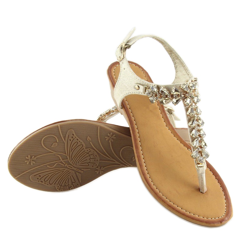 Flip-Flops Gold 9-59 Gold golden 1