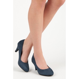 Bella Star Wildleder Pumps blau 2