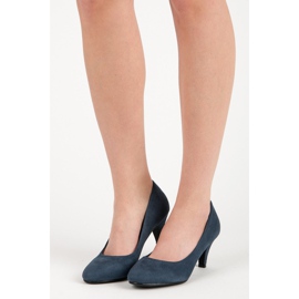 Bella Star Wildleder Pumps blau 1