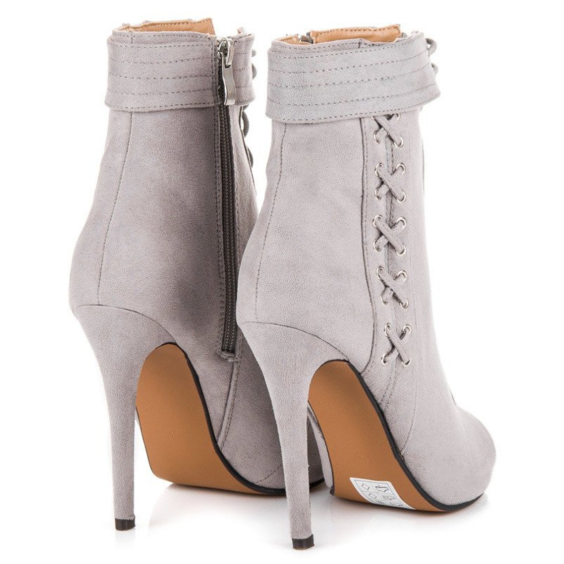 Seastar Gebundene Stiefel mit offener Spitze grau 1