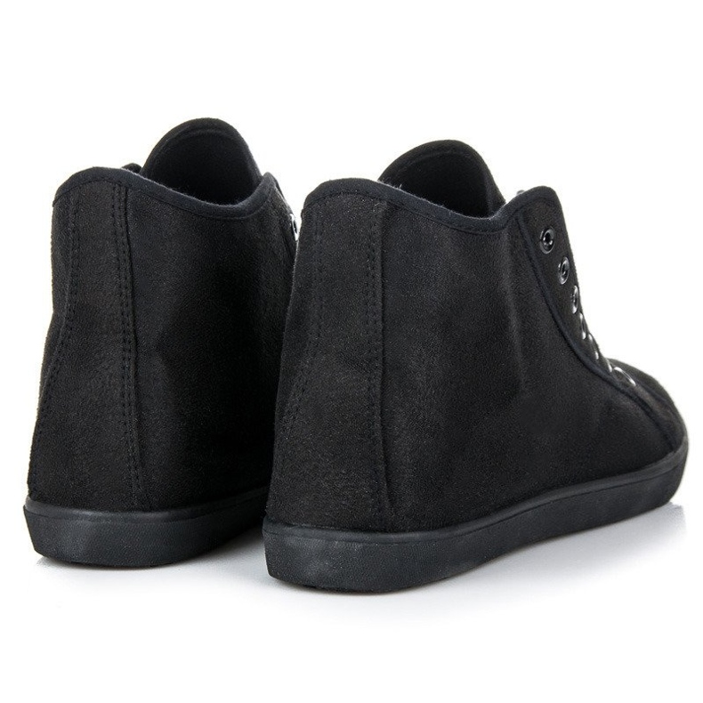 Schwarze High-Top-Sneaker 2
