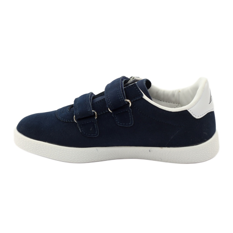 American Club Sportschuhe aus amerikanischem Leder mit Innensohle marineblau weiß 2