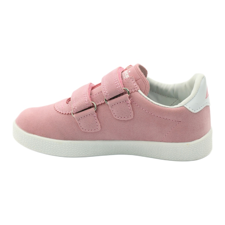 American Club Sportschuhe aus amerikanischem Leder mit Innensohle rosa weiß 2