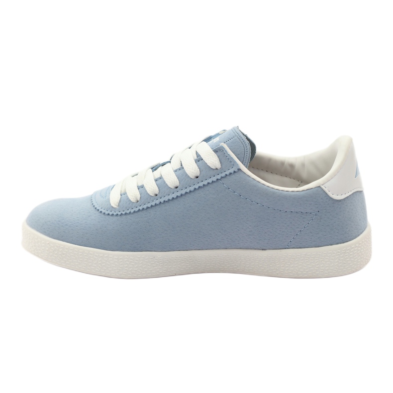 American Club Sportschuhe aus amerikanischem Leder mit Innensohle blau weiß 2