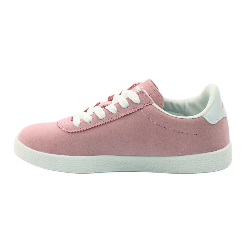 American Club Sportschuhe aus amerikanischem Leder mit Innensohle weiß rosa 2