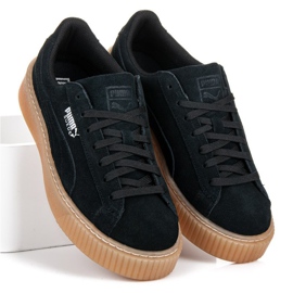 Puma Suede Platform Jewel Jr schwarz 1
