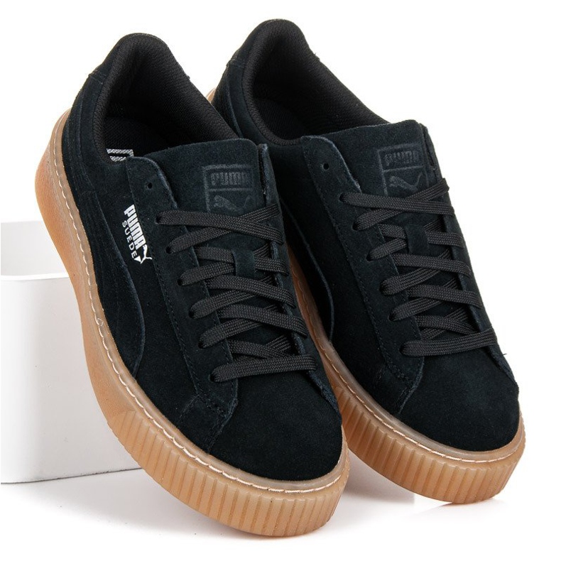 Puma Suede Platform Jewel Jr schwarz 1