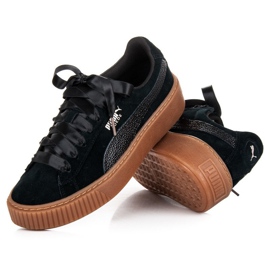 Puma Suede Plateau Bubble WN`S schwarz 2