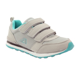 American Club Sportschuhe aus amerikanischem Leder mit Innensohle grün grau 1