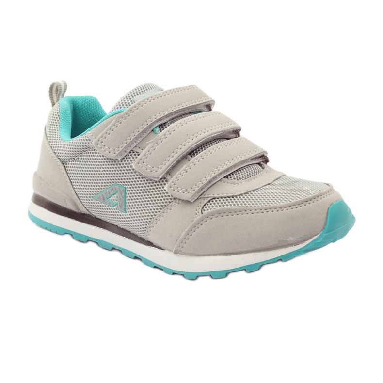 American Club Sportschuhe aus amerikanischem Leder mit Innensohle grün grau 1