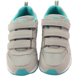 American Club Sportschuhe aus amerikanischem Leder mit Innensohle grün grau 4