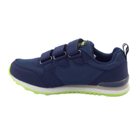 American Club Sportschuhe aus amerikanischem Leder mit Innensohle marineblau grün 2