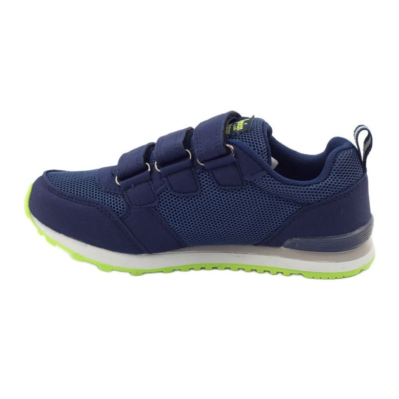 American Club Sportschuhe aus amerikanischem Leder mit Innensohle marineblau grün 2