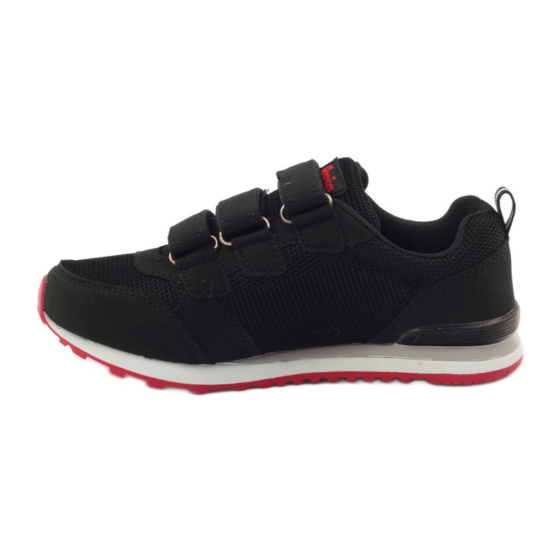 American Club Sportschuhe aus amerikanischem Leder mit Innensohle rot schwarz 2