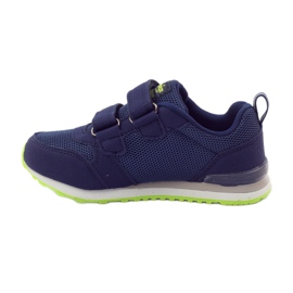 American Club Sportschuhe aus amerikanischem Leder mit Innensohle navy blau grün 2