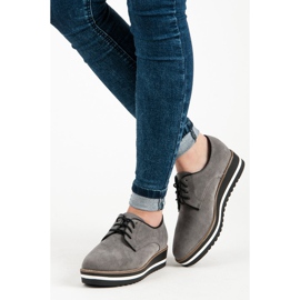 Ch. Creation Schnürstiefel aus Wildleder grau 2