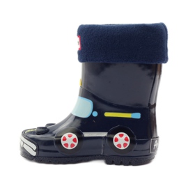 American Club Gummistiefel, Socke + Einlage American TRUCK gelb rot marineblau 2